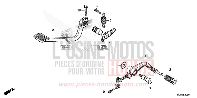 PEDALE de F6C "Valkyrie" GRAPHITE BLACK (NHB01) de 2015